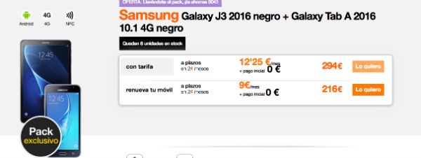 Samsung Orange septiembre