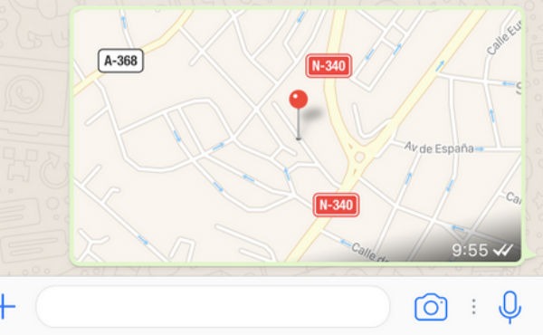 WhatsApp localización