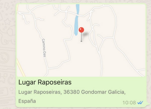 localización WhastApp