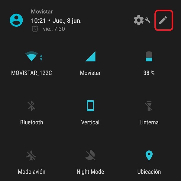 configurar iconos notificaciones android app