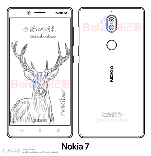 diseño del nokia 7