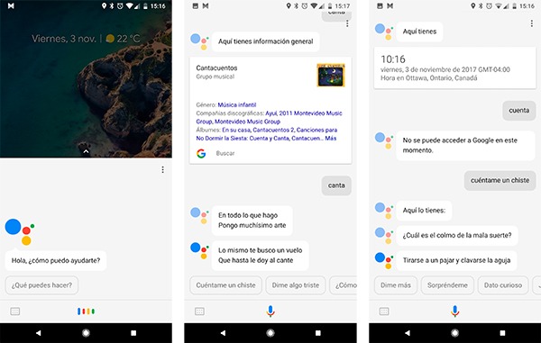 Google Assistant comandos