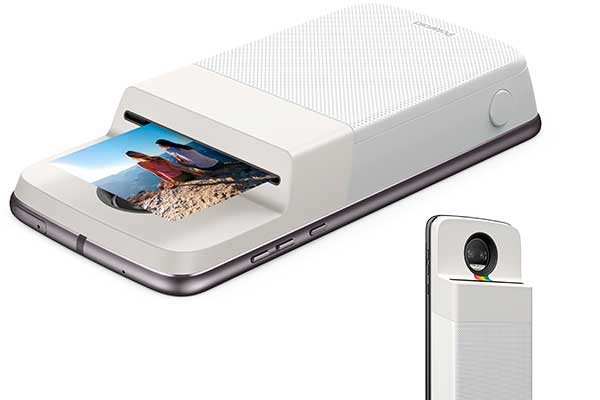 Polaroid Insta-Share Printer, mod que convierte un Moto Z en una impresora