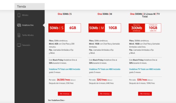 Vodafone fibra