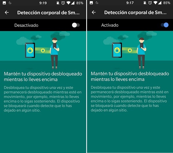deteccion corporal
