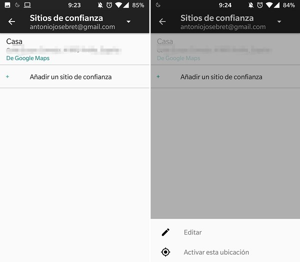 sitios de confianza
