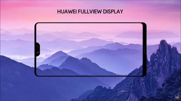 Diseño renderizado de Huawei P20