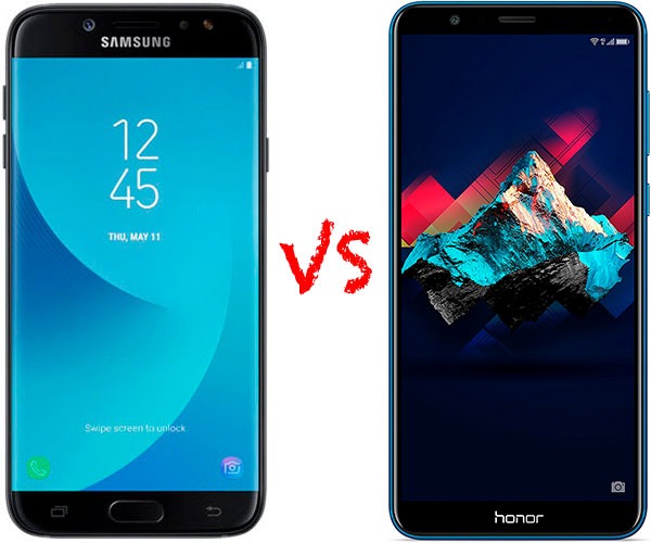 Comparativa Samsung Galaxy J7 2017 vs Honor 7X
