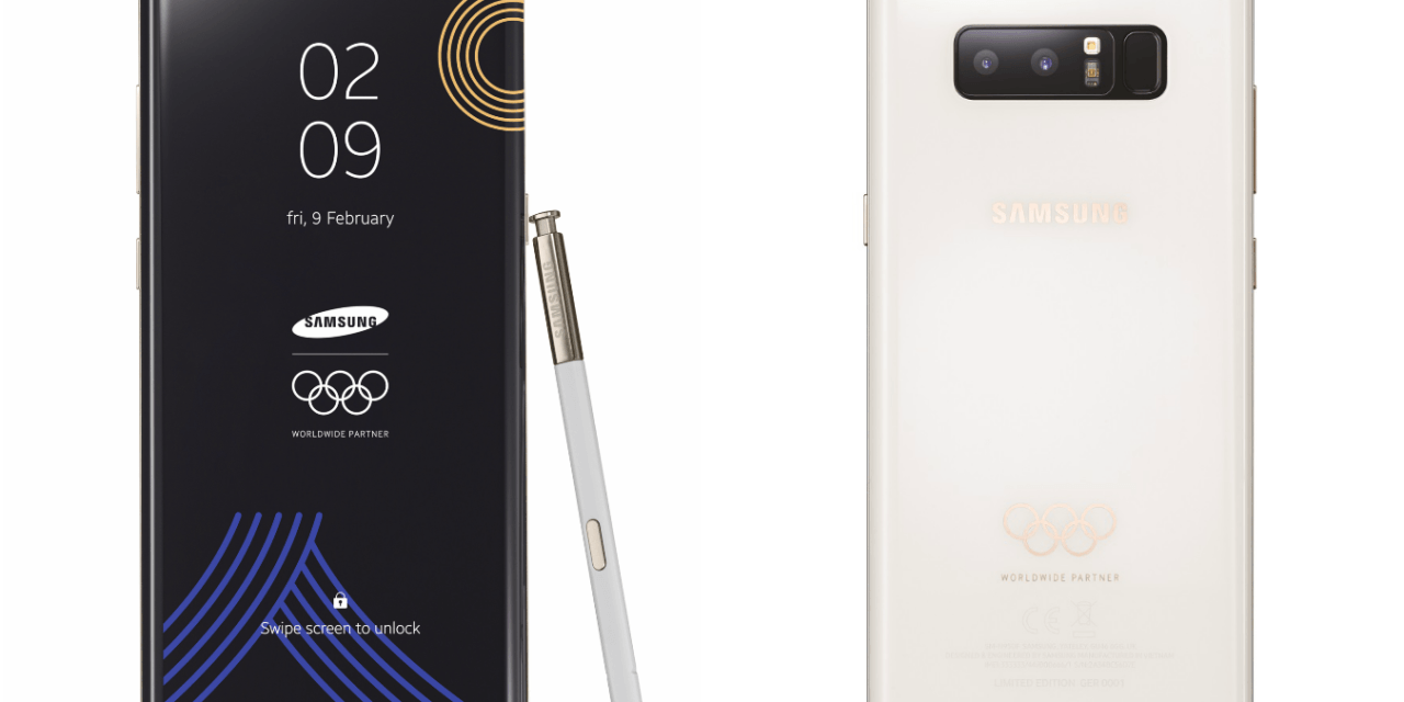 Samsung lanza una edición limitada del Galaxy Note 8 para los Juegos Olímpicos