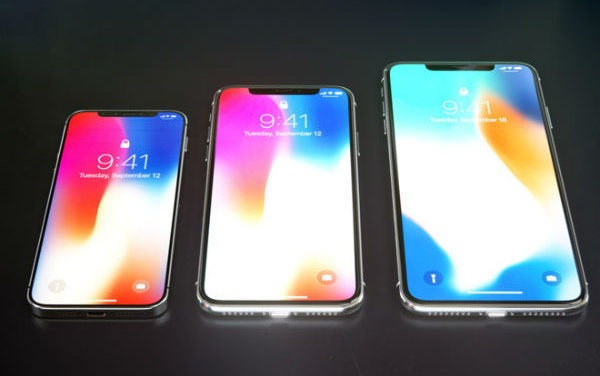 Aparecen nuevos datos de pantalla de los iPhone de 2018
