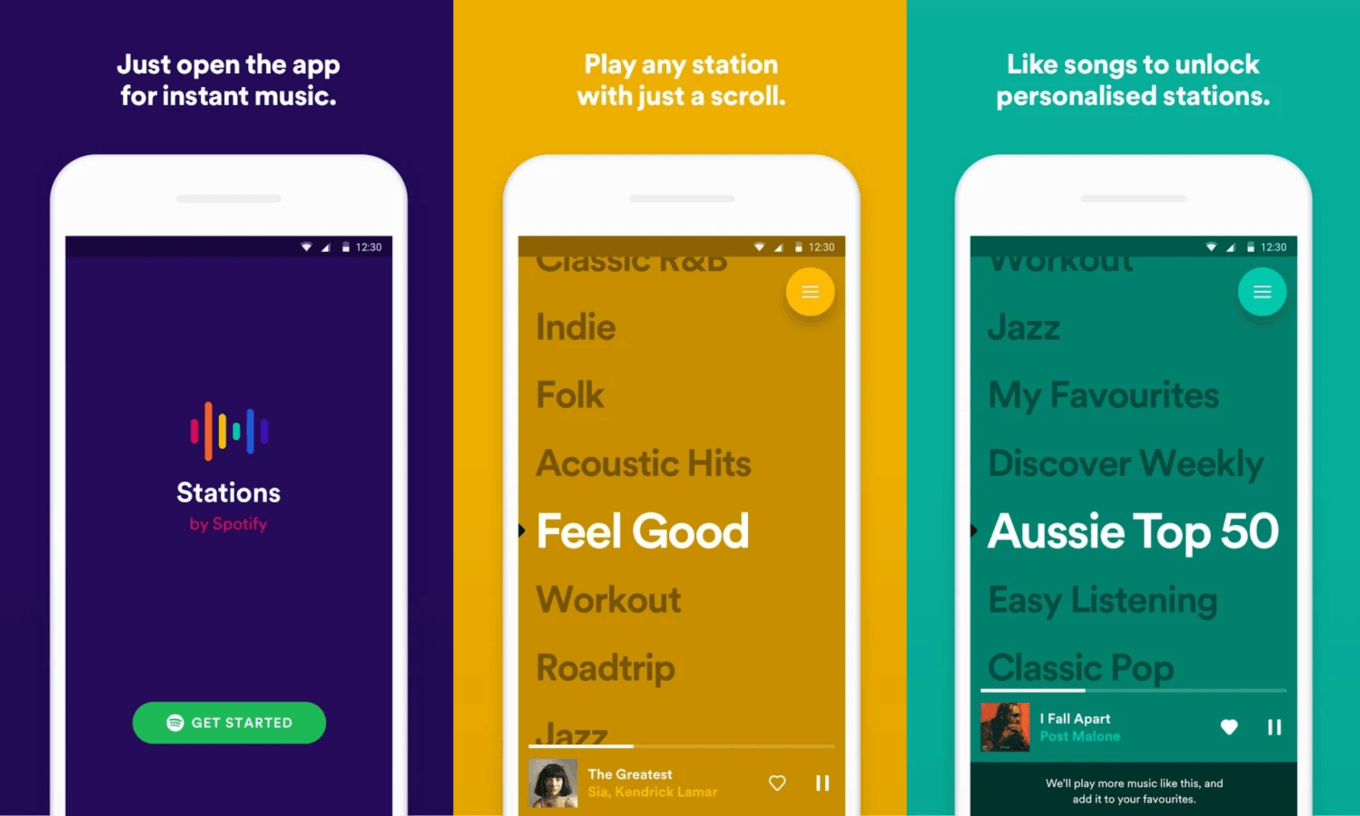 Así es Stations, la nueva aplicación de Spotify 1