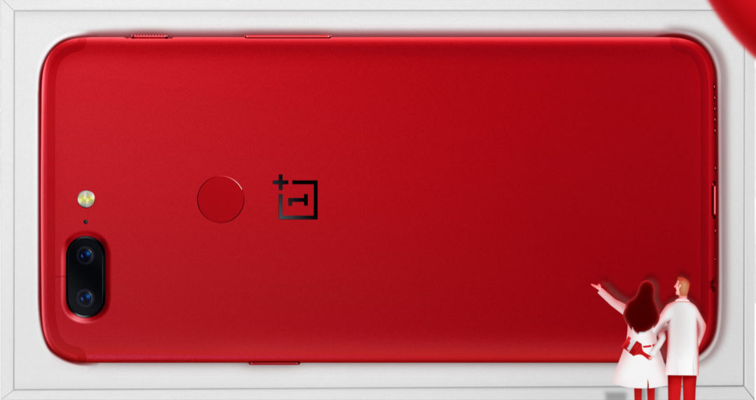 OnePlus 5T lanza edición de aniversario en color rojo lava