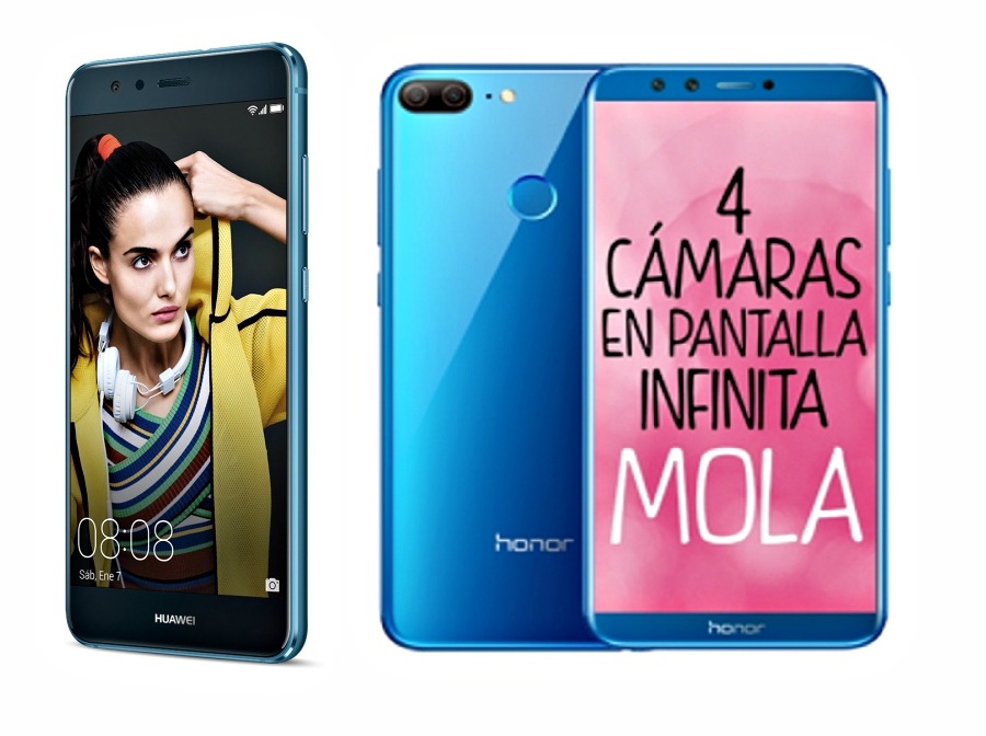 Comparativa Huawei P10 Lite y Honor 9 Lite