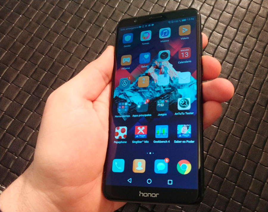 comparativa Huawei P Smart vs Honor 7X pantalla Honor 7X