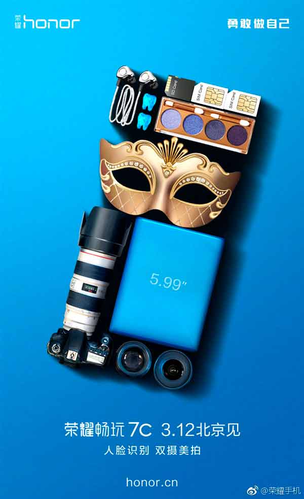 Honor 7C, invitación