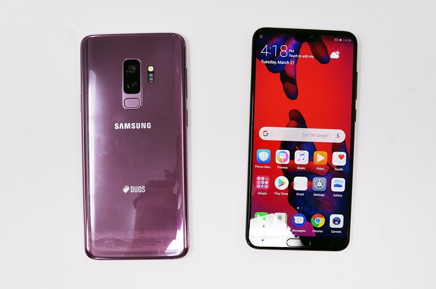 comparativa Huawei P20 Pro o Samsung Galaxy S9+ procesadores