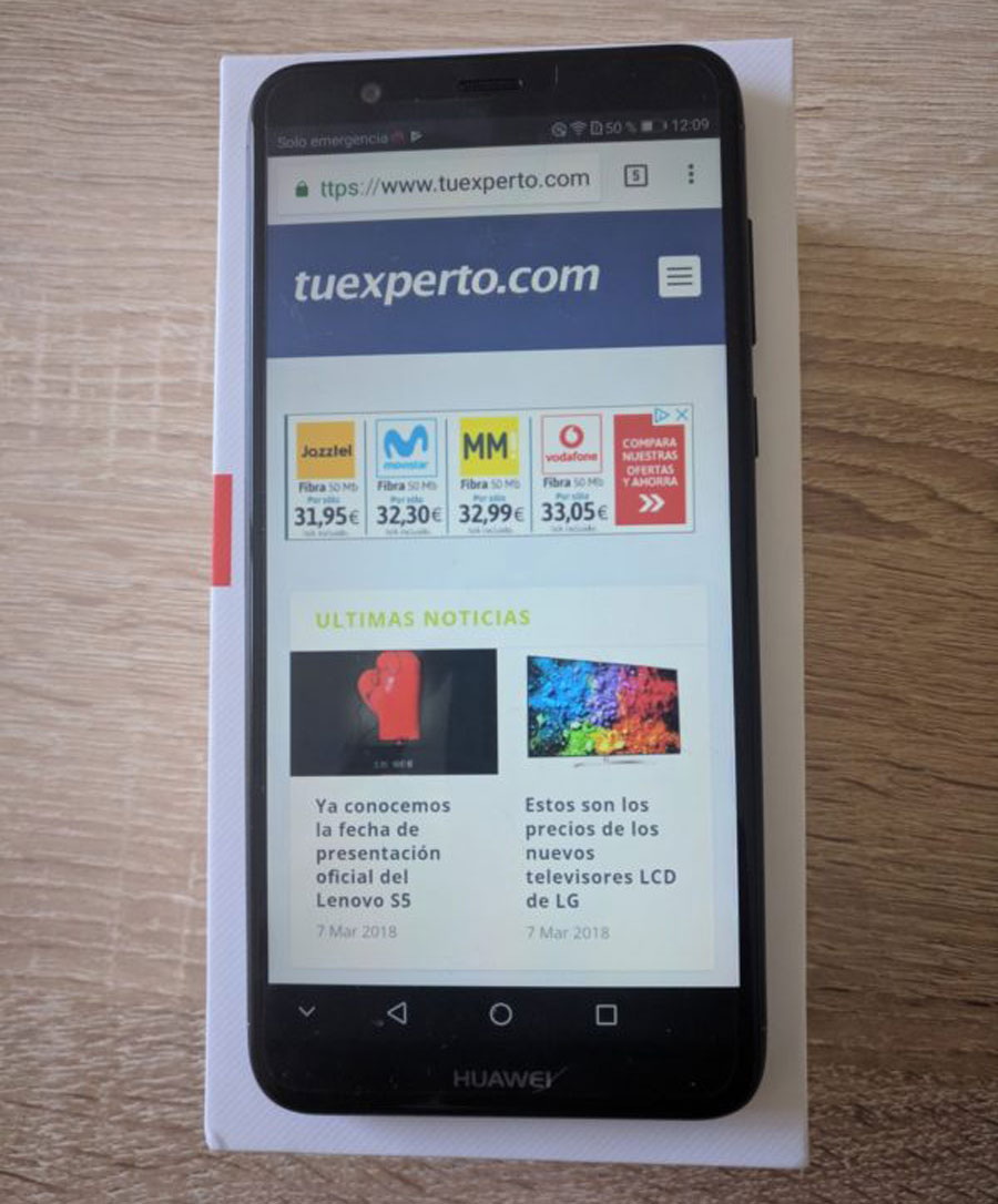 comparativa Huawei P Smart vs Honor 9 Lite pantalla P Smart