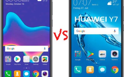 Comparativa Huawei Y9 2018 vs Huawei Y7