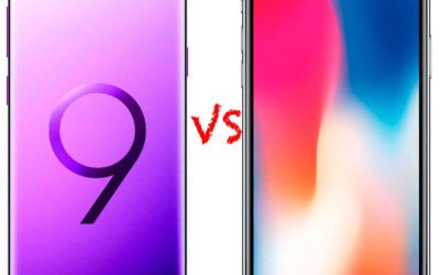 Comparativa Samsung Galaxy S9+ vs iPhone X