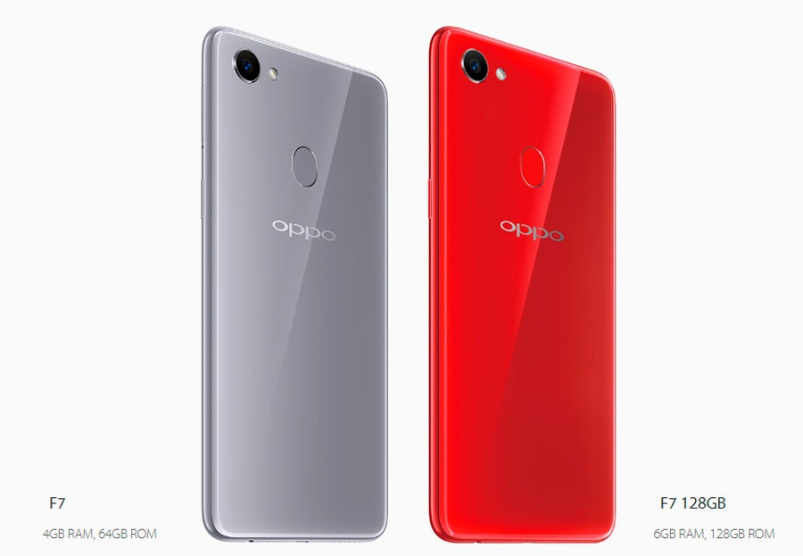 oficial Oppo F7 trasera