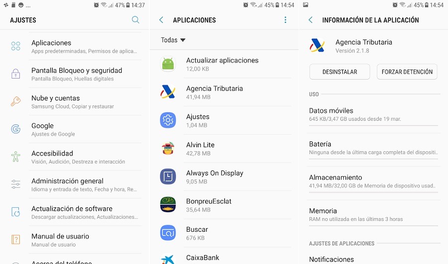 Configurar el móvil para que las apps se guarden en la tarjeta