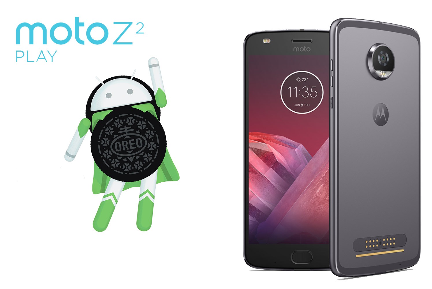 Motorola Moto Z2 Play se actualiza a Android 8.0 Oreo