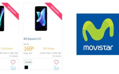 Precios de BQ Aquaris X y BQ Aquaris U con Movistar