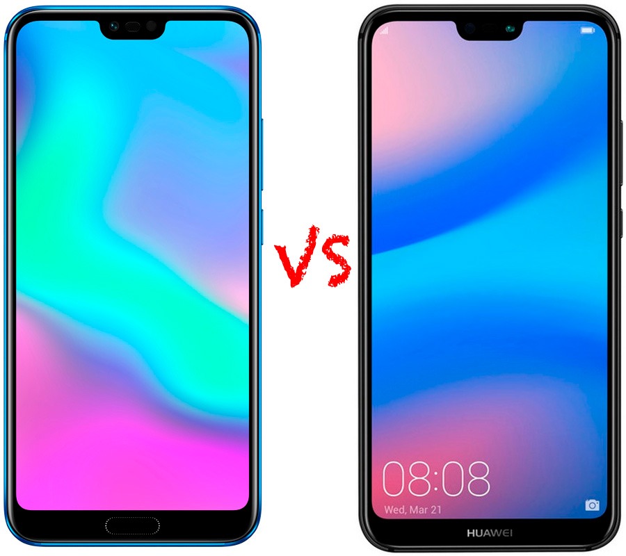 Comparativa Honor 10 vs Huawei P20 Lite