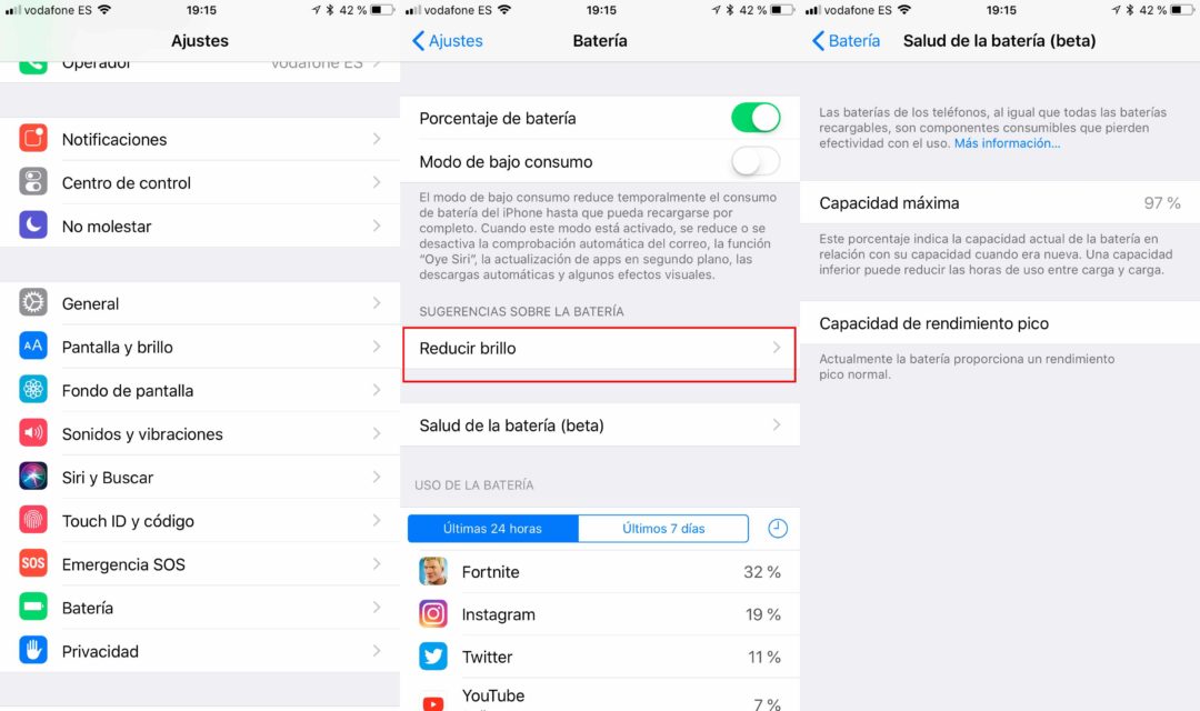 Cómo saber el estado de la batería de tu iPhone
