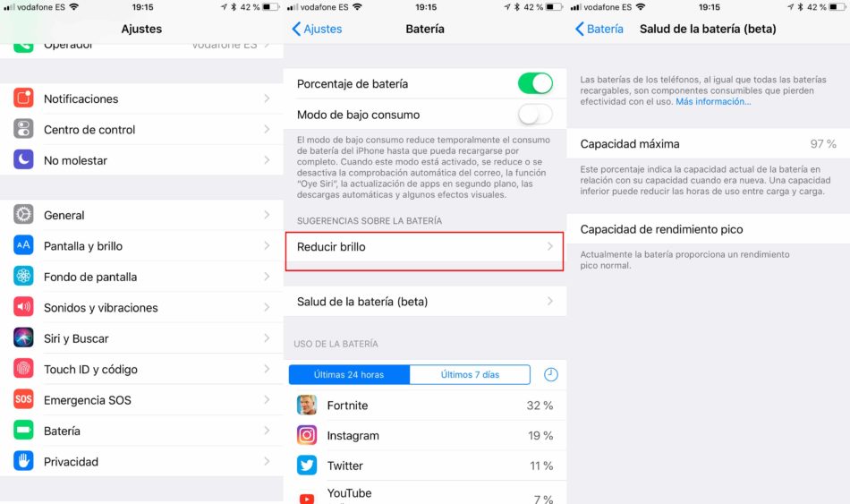 Cómo saber el estado de la batería de tu iPhone
