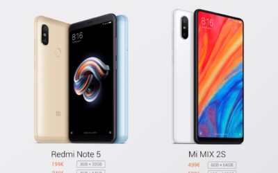 Xiaomi Mi Mix 2S y Xiaomi Redmi Note 5, precio y tiendas en España