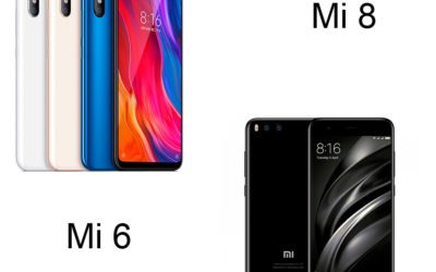 5 diferencias entre el Xiaomi Mi 8 y el Xiaomi Mi 6