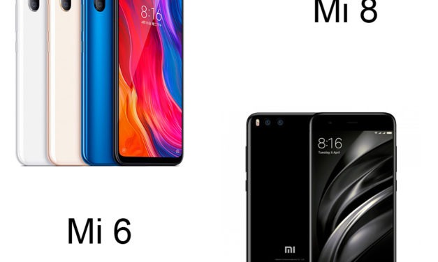 5 diferencias entre el Xiaomi Mi 8 y el Xiaomi Mi 6