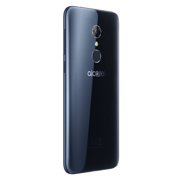 Alcatel 3_Spectrum Black_Back Left
