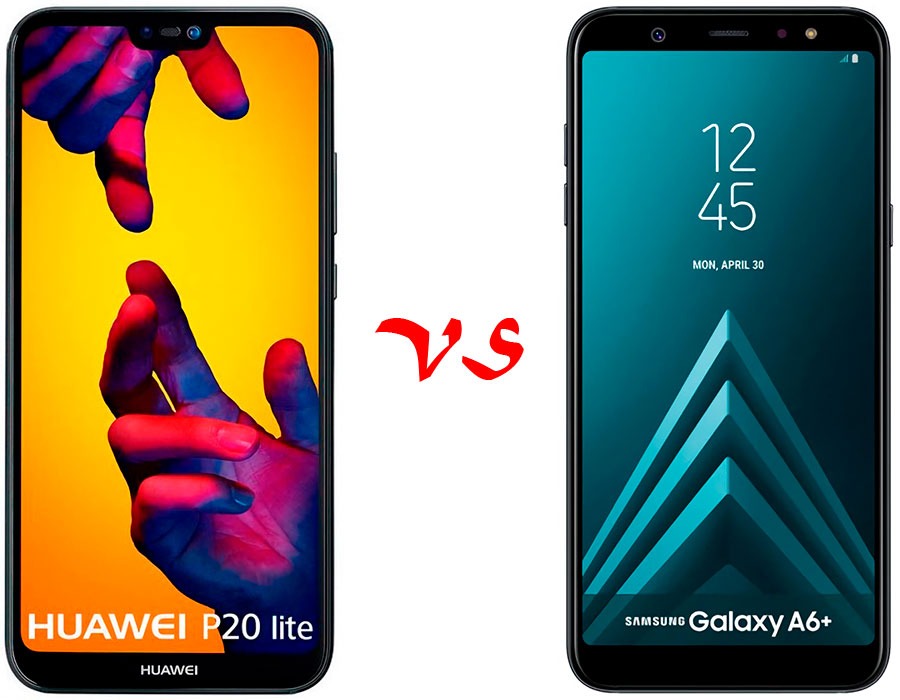 Comparativa Huawei P20 Lite vs Samsung Galaxy A6+