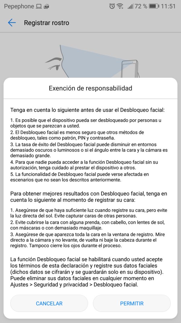 desbloqueo facial huawei mate 10 3
