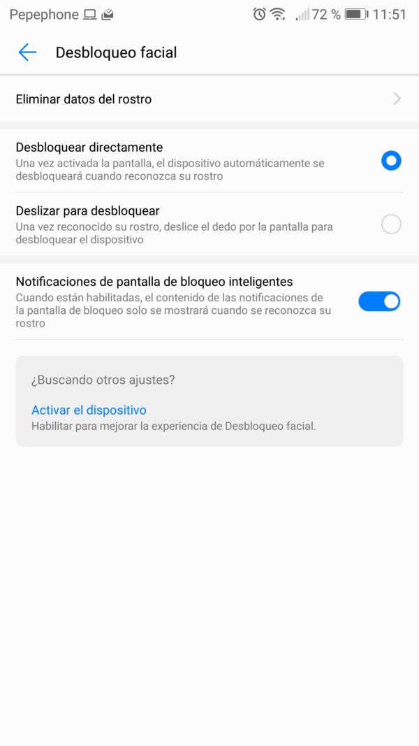 desbloqueo facial huawei mate 10