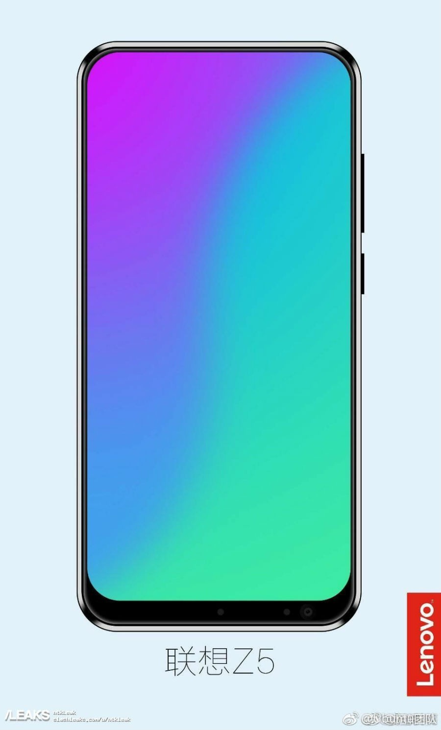 Lenovo Z5 diseño