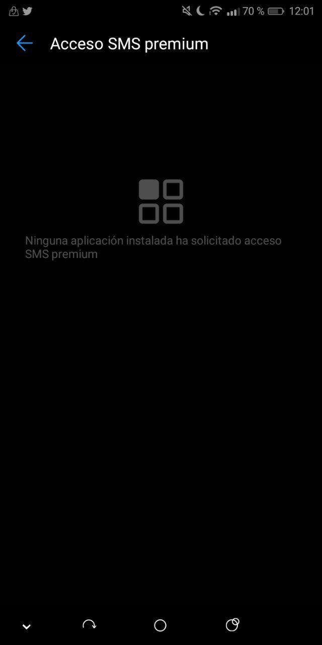 SMS premium de android