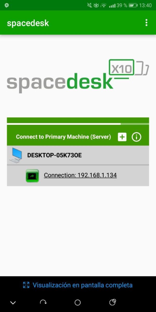 spacedesk en android