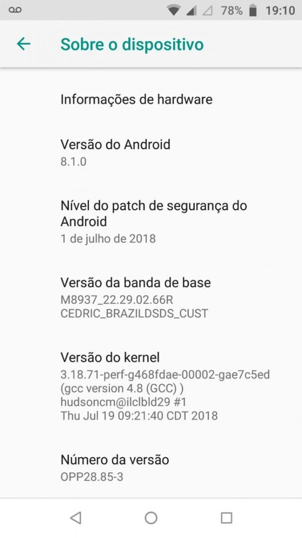 android oreo motorola moto g5 3
