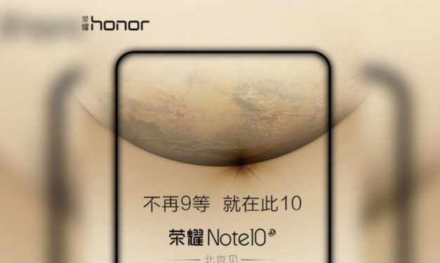 Una nueva imagen del Honor Note 10 confirma su enorme batería