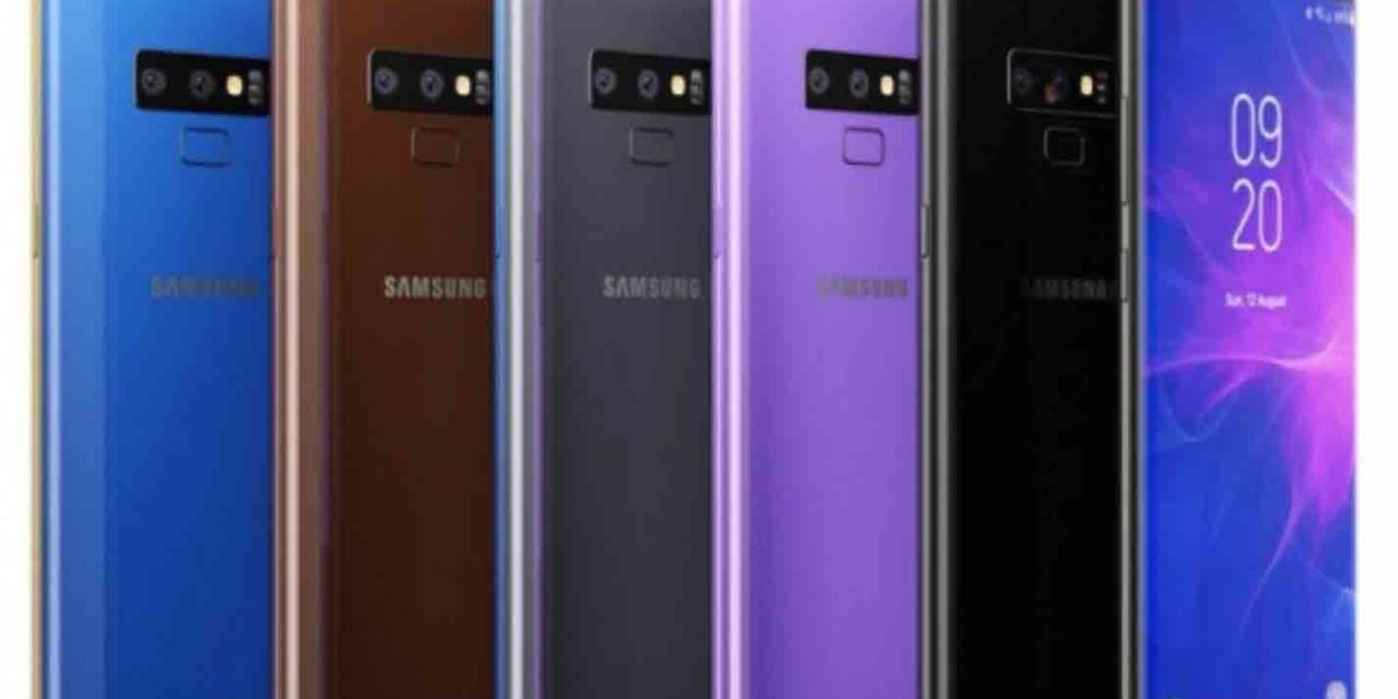 Nuevas imágenes del Samsung Galaxy Note 9 muestran su posible diseño