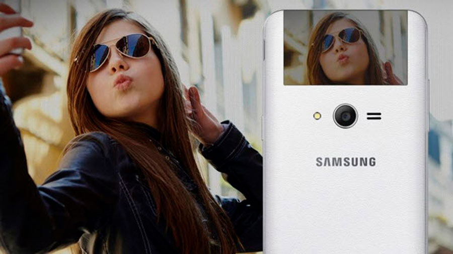 La solución de Samsung para los móviles con una sola cámara dos pantallas