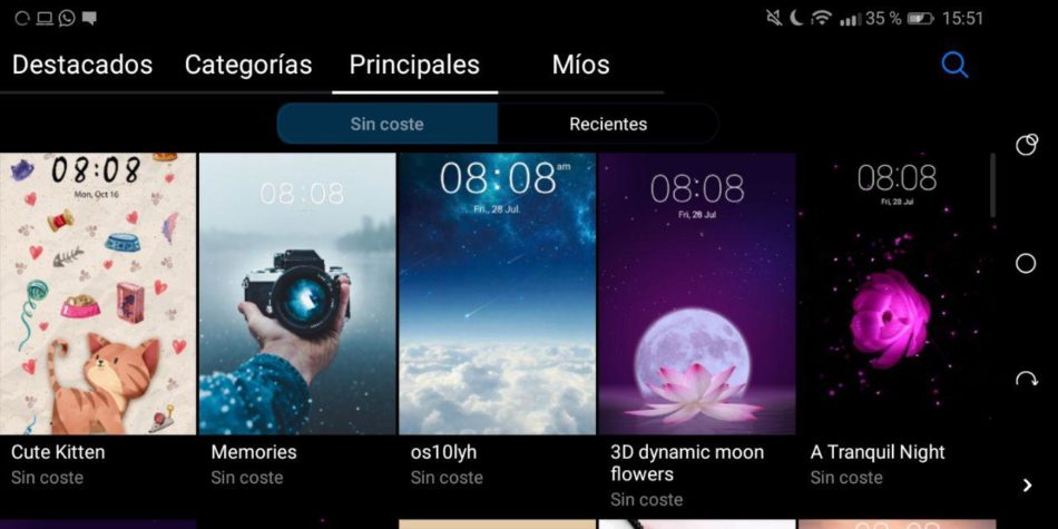 temas de huawei