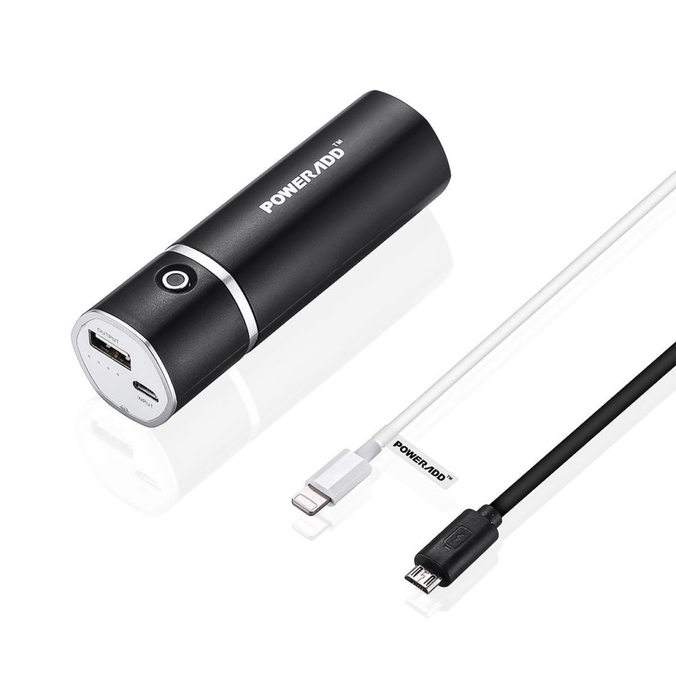 5 baterías externas baratas con buena capacidad para tu móvil 6 Power Bank Poweradd Slim 2 de 5000 mAh