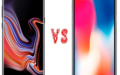 Comparativa Samsung Galaxy Note 9 vs iPhone X