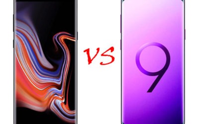 Comparativa Samsung Galaxy Note 9 vs Samsung Galaxy S9+