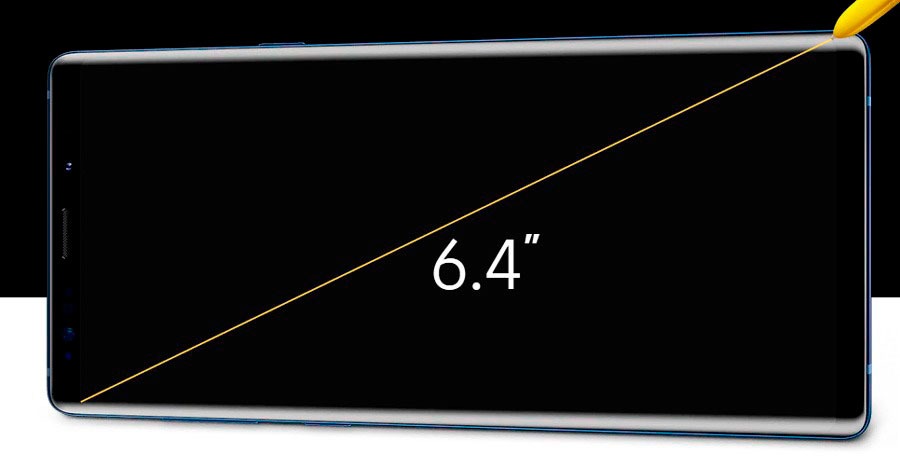 comparativa Samsung Galaxy Note 9 vs Samsung Galaxy S9+ pantalla Note 9
