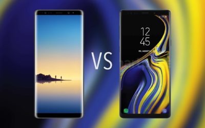 Comparativa Samsung Galaxy Note 9 vs Samsung Galaxy Note 8